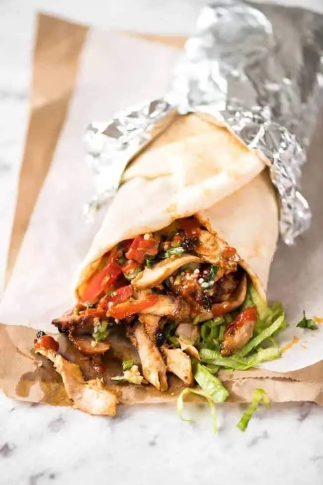 Hình ảnh Bánh mì Kebab Cuộn
