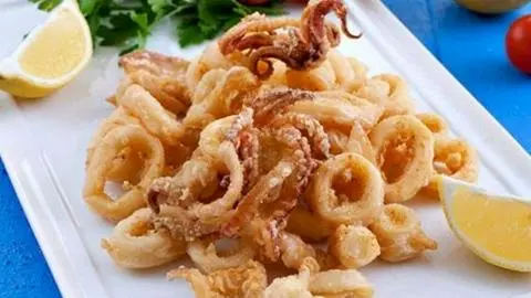 Hình ảnh Mực Chiên Giòn