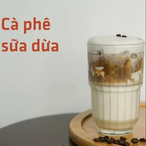 Hình ảnh Cà Phê Sữa Dừa