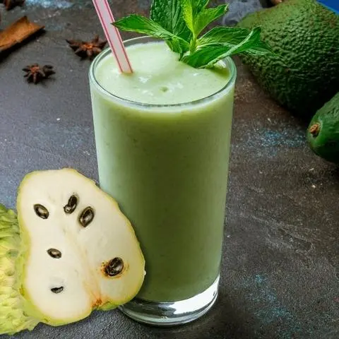 Hình ảnh Sinh Tố Bơ + Mãng Cầu