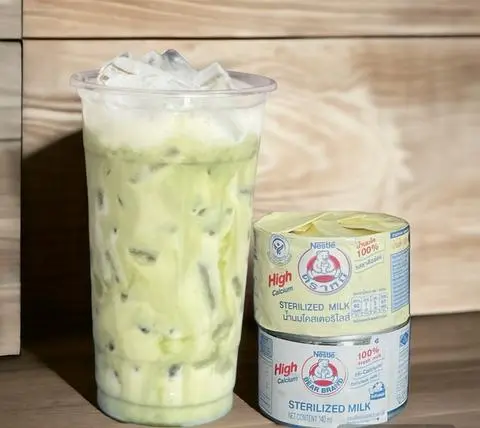 Hình ảnh matcha sữa gấu 