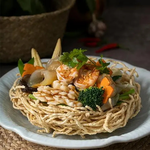 Hình ảnh Mì Xào Giòn Hải Sản