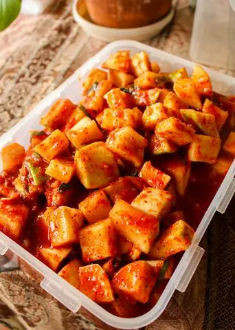 Hình ảnh kim chi củ cải 