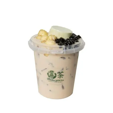 Hình ảnh Trà Sữa Xô Chân Mèo Pana Phô Mai Viên size 1L
