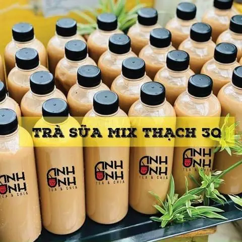 Hình ảnh Trà sữa nguyên chất chai 500ml