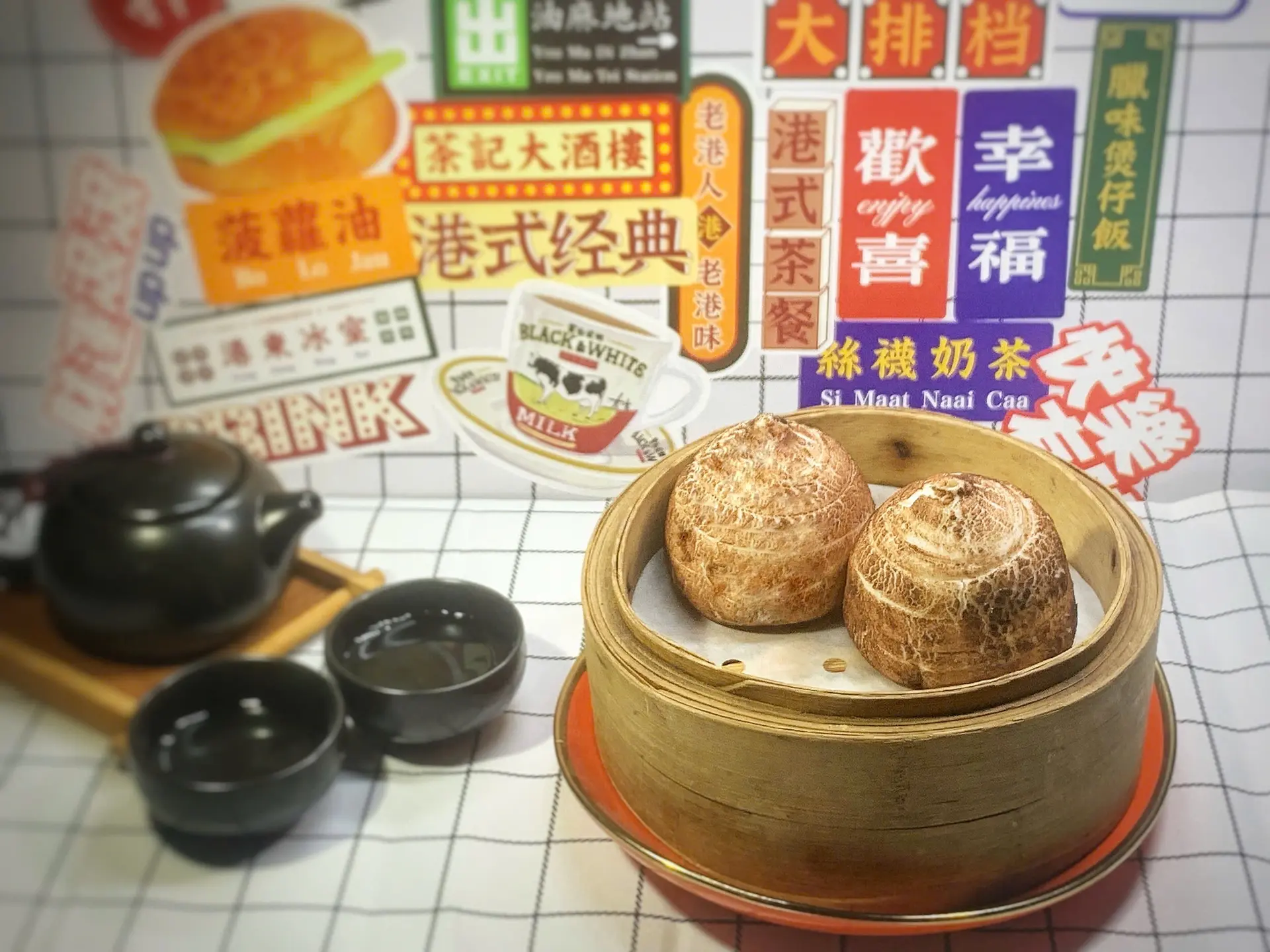Hình ảnh Bánh bao kem khoai môn