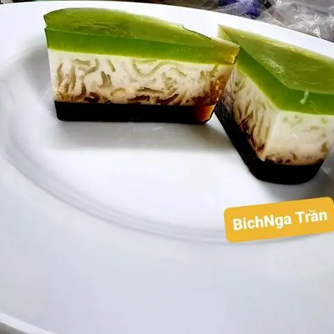 Hình ảnh 1 Rau câu tim sợi giòn siêu ngon