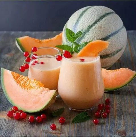 Hình ảnh Nước ép dưa lưới dưa hấu
