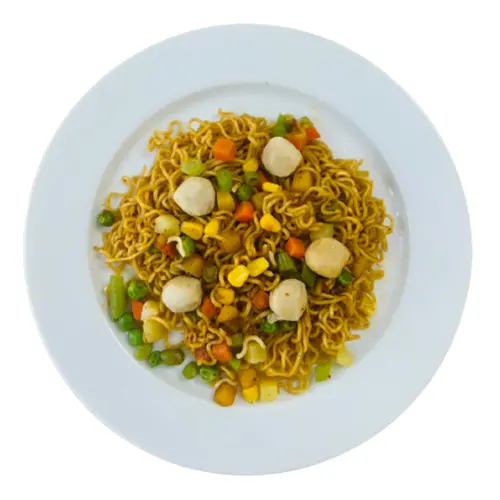 Hình ảnh Mì trộn indomie viên chiên (1 người ăn)