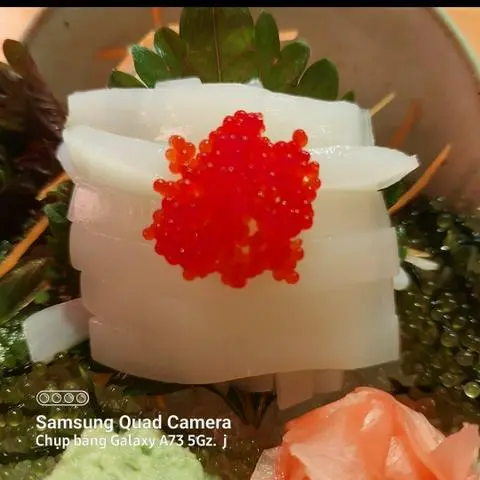 Hình ảnh Sashimi Mực