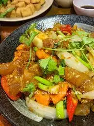 Hình ảnh Gân bò xào satế