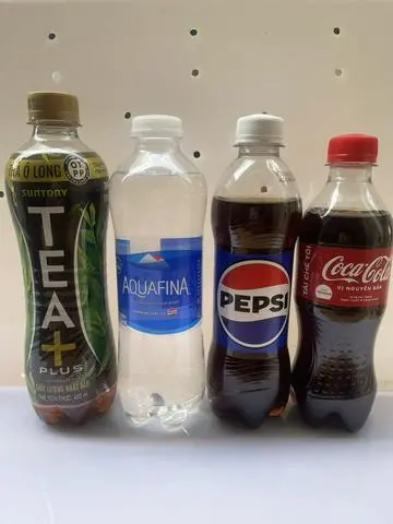Hình ảnh Olong, nước khoáng, Pepsi, coca