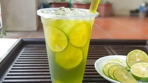 Hình ảnh trà tắc thái xanh 