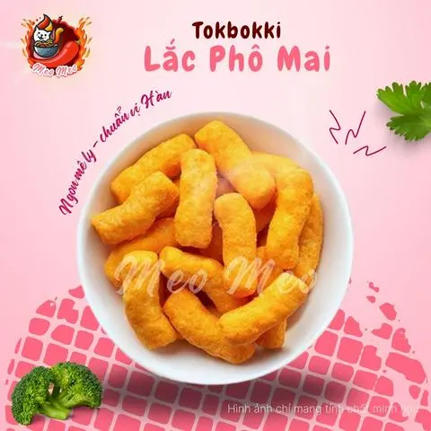 Hình ảnh Tokbokki Lắc Phô Mai