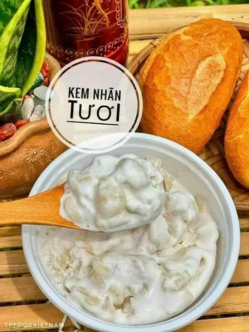 Hình ảnh Kem nhãn tươi - hộp 500gr