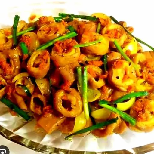 Hình ảnh Cơm lòng xào hẹ