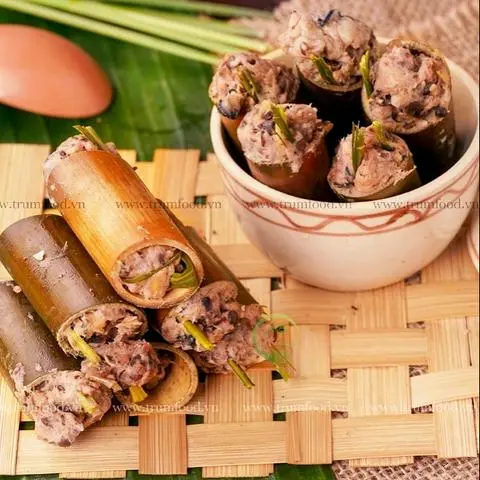 Hình ảnh ốc nhồi ống nứa 3 thanh