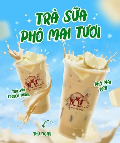 Hình ảnh Trà Sữa Phô Mai Tươi