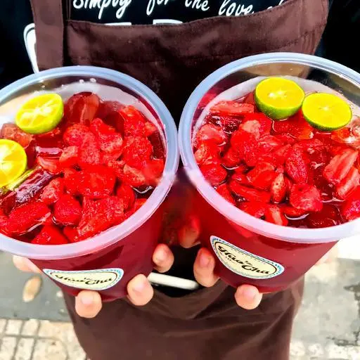 Hình ảnh Trà dâu rim