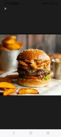 Hình ảnh Burger bò mù tạt