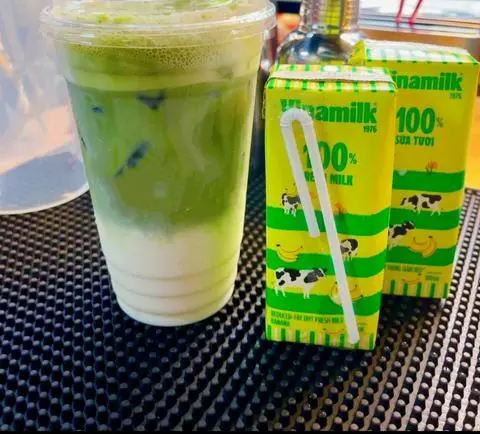 Hình ảnh Sữa Chuối Matcha, Trân Châu Giòn, Hoàng Kim Vàng (700ml)