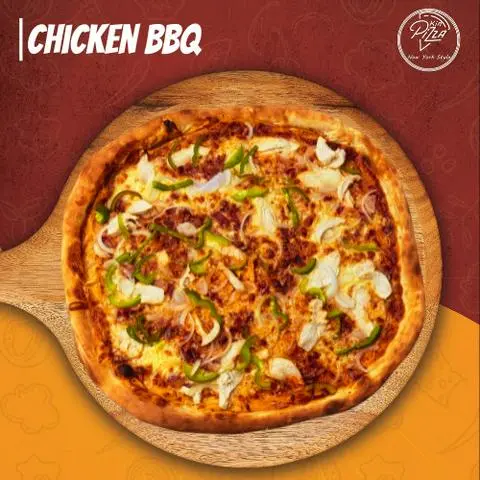 Hình ảnh Chicken BBQ Pizza Kích Cỡ 34Cm