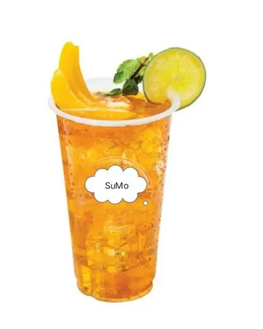 Hình ảnh Trà đào size lớn 