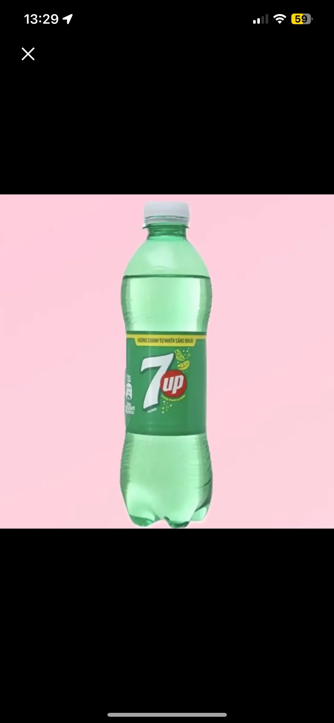 Hình ảnh 7up + ly đá