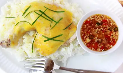 Hình ảnh Cơm gà hấp 