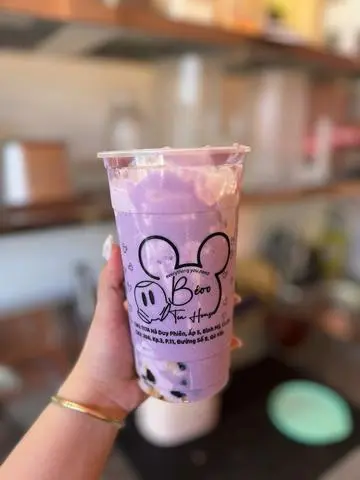 Hình ảnh Trà sữa khoai môn sốt