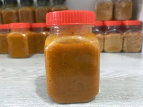 Hình ảnh nước chấm muối ớt đỏ hủ nhỏ