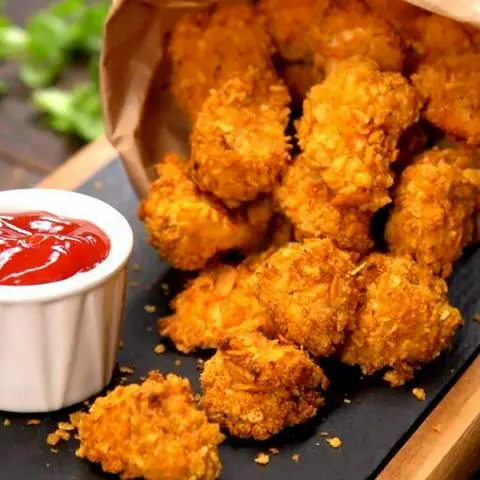 Hình ảnh Gà viên lắc phô mai