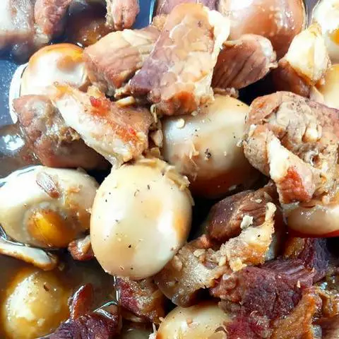 Hình ảnh Cơm thịt kho hột vịt