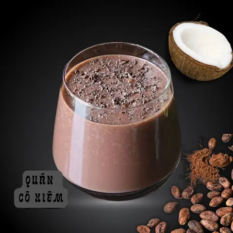 Hình ảnh Sinh Tố Dừa - Cacao
