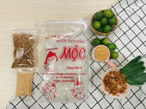 Hình ảnh ComBo Bánh Tráng Muối Hành Phi