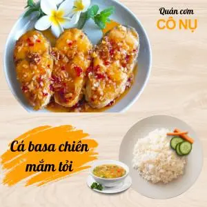 Hình ảnh Cơm Cá Basa Chiên Mắm Tỏi