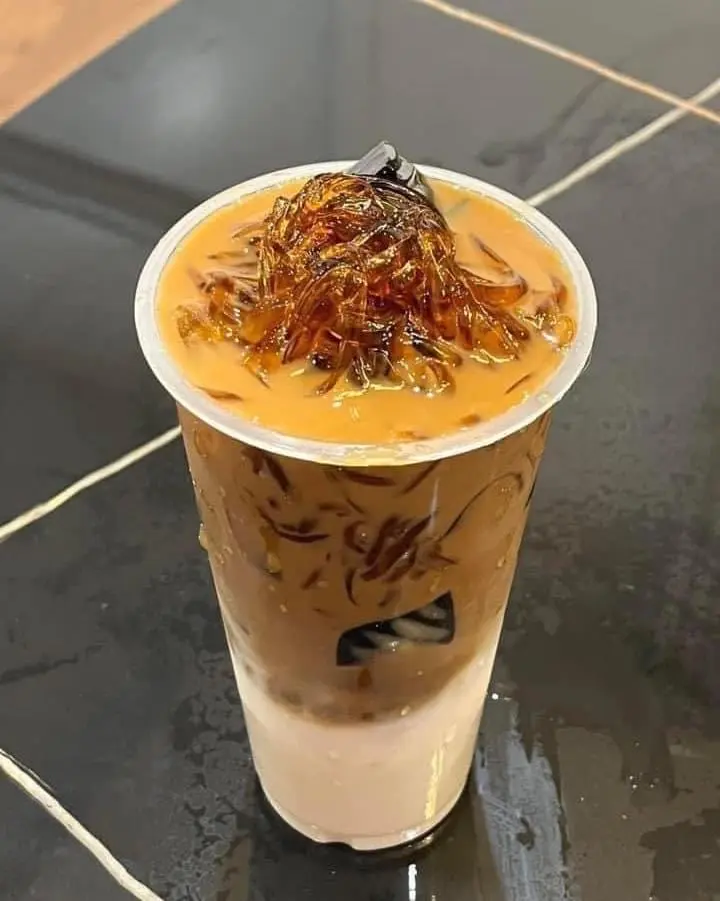 Hình ảnh Sữa tươi caffe sương sáo