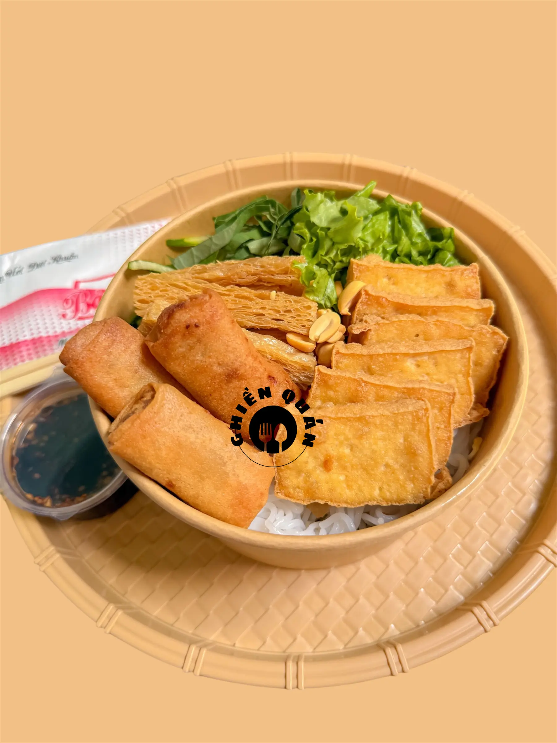 Hình ảnh  Bún nước tương chay đặc biệt