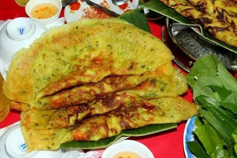 Hình ảnh bánh xèo hến &Tôm thịt 