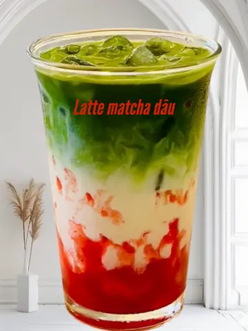 Hình ảnh Latte matcha Dâu
