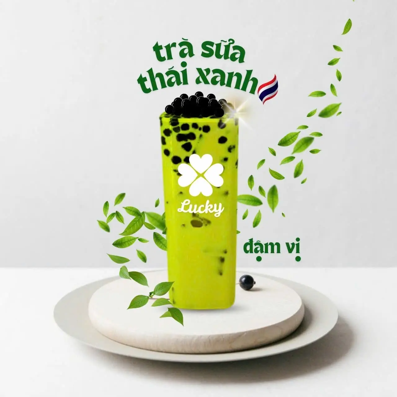 Hình ảnh Trà sữa Thái xanh
