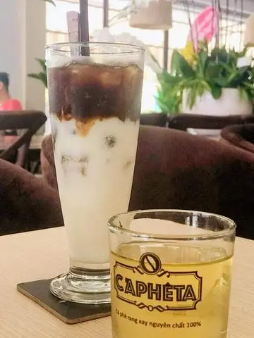 Hình ảnh sữa chua cafe