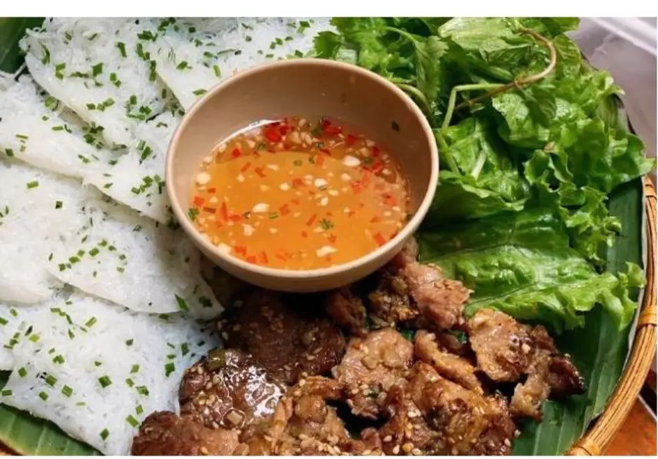Hình ảnh Bánh hỏi thịt nướng