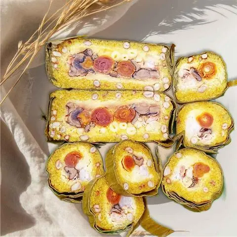 Hình ảnh Bánh Tét Bá Trạng Thập Cẩm - 800gr 1đon 