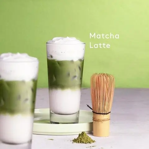 Hình ảnh matcha latte ( ly 800ml )
