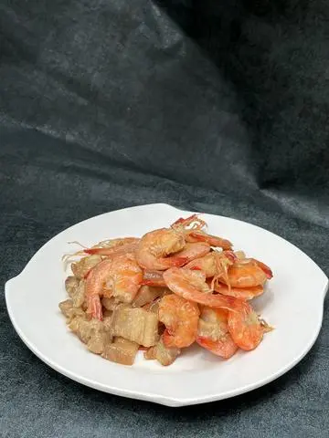 Hình ảnh Tép rang ba chỉ 1 phần (không cơm)