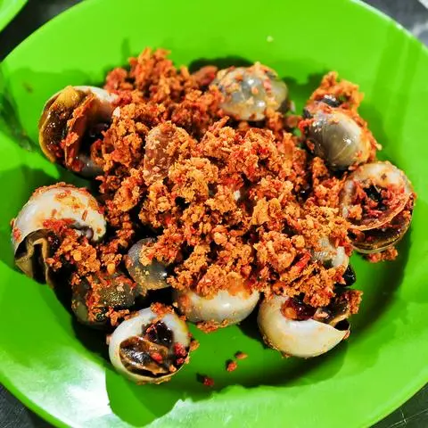 Hình ảnh Ốc mỡ rang muối