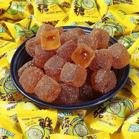Hình ảnh Kẹo Dẻo Chanh Muối Nhân Xí Muội 500g 