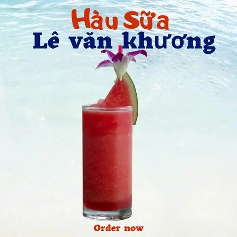 Hình ảnh Sinh Tố Dưa Hấu