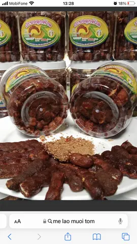 Hình ảnh Me Lào Muối Tôm ( hủ 500gr)